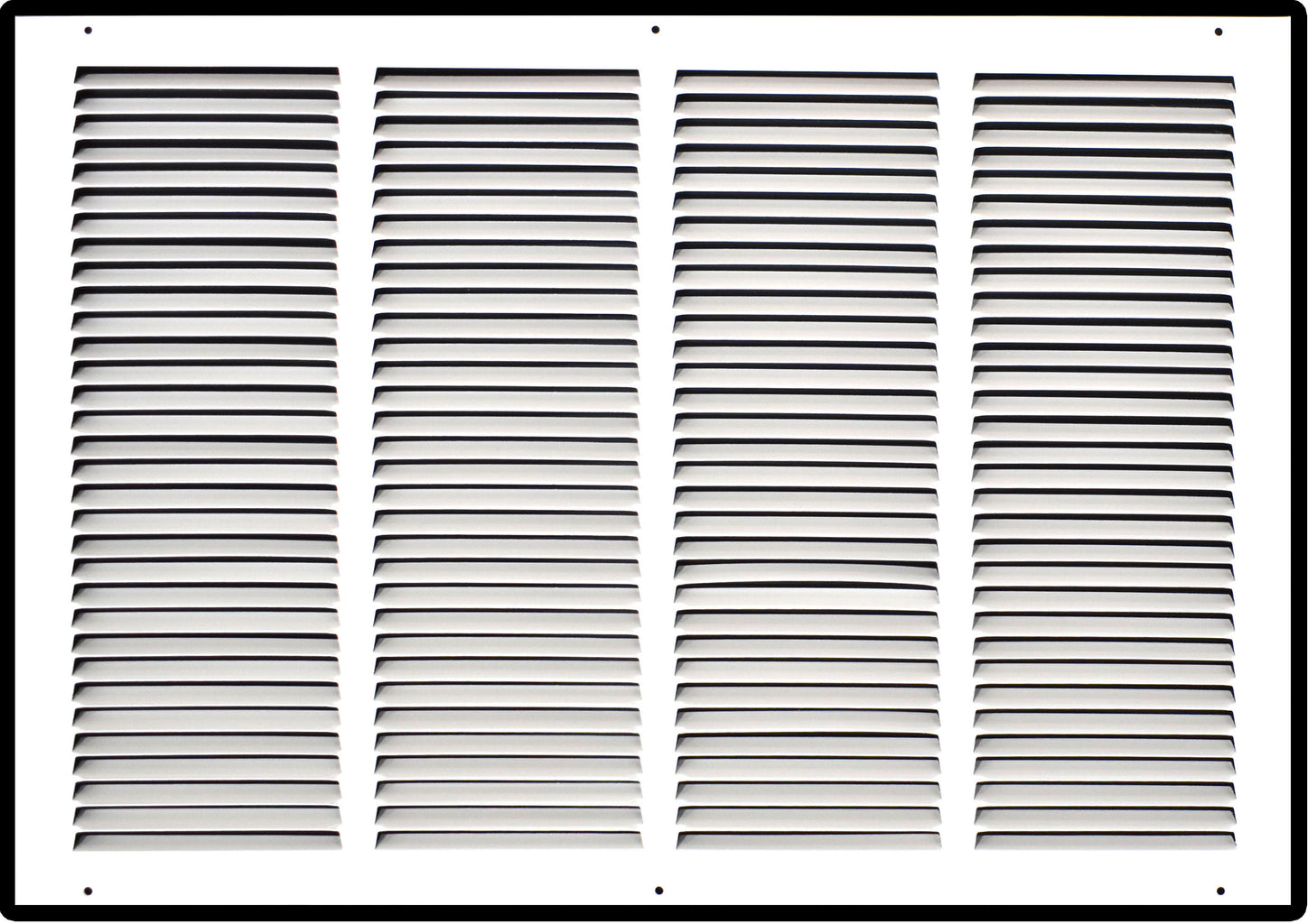 Steel Return Air Grille – HVAC Cold Air Intake Vent Cover, White | Out. Dim.: 25-3/4"W X 17-3/4"H