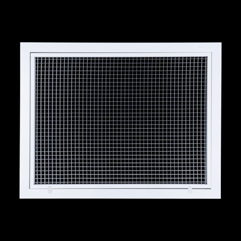 Handua Aluminum Return Air Filter Grille | Vent Cover Grill for Sidewall and Ceiling | Low Noise Cube Core Eggcrate