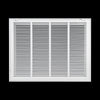 24"x18" Steel Return Air Filter Grille | Removable Door for 1" Filters | White HVAC Vent Cover | Out. Dim.: 26-5/8"W X 20-5/8"H