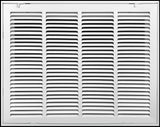 24" X 18" Duct Opening | Steel Return Air Filter Grille [Fixed Hinged] for Sidewall and Ceiling | Outer Dimensions: 26 5/8"W X 20 5/8"H
