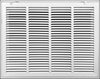 24"x18" Steel Return Air Filter Grille | Removable Door for 1" Filters | White HVAC Vent Cover | Out. Dim.: 26-5/8"W X 20-5/8"H
