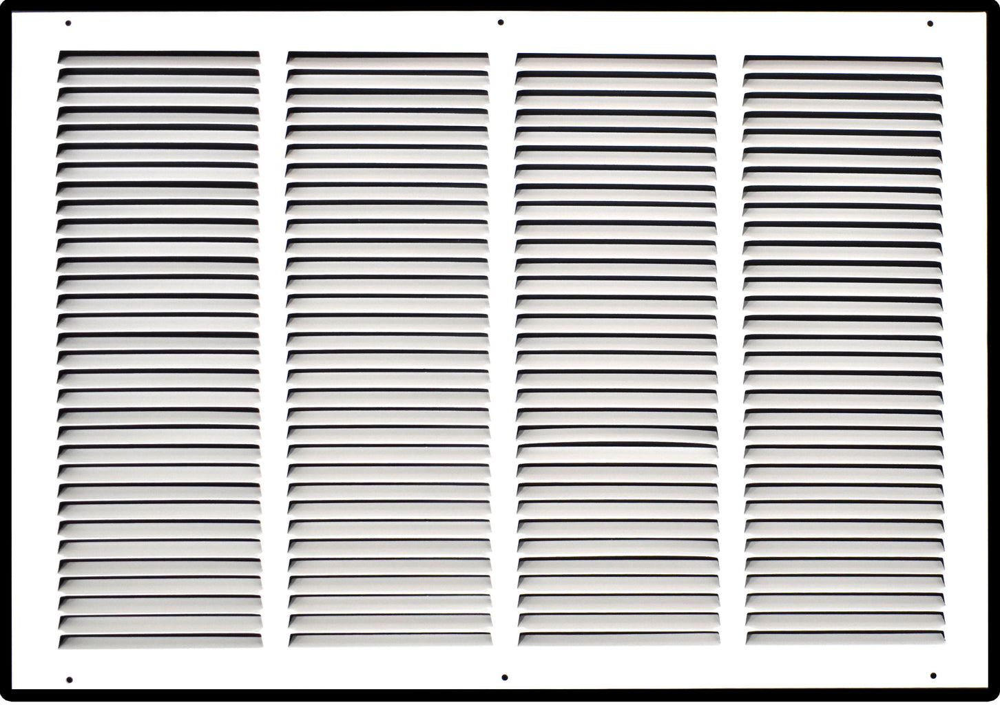 Steel Return Air Grille – HVAC Cold Air Intake Vent Cover, White | Out. Dim.: 25-3/4"W X 19-3/4"H