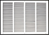 Steel Return Air Grille – HVAC Cold Air Intake Vent Cover, White | Out. Dim.: 25-3/4"W X 19-3/4"H