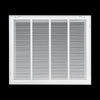 24"x20" Steel Return Air Filter Grille | Removable Door for 1" Filters | White HVAC Vent Cover | Out. Dim.: 26-5/8"W X 22-5/8"H