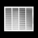 Steel Return Air Grille – HVAC Cold Air Intake Vent Cover, White | Out. Dim.: 25-3/4"W X 21-3/4"H
