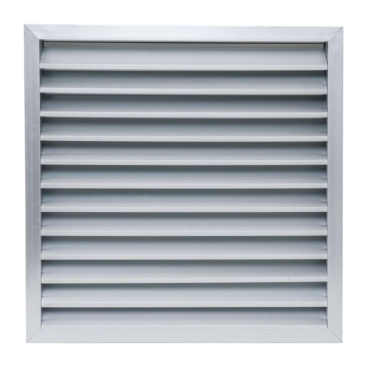 24"W x 24"H [Wall Opening] Anodized Aluminum Exterior Wall vent Gable shed for Crawlspace, Outdoor, Doors, Attic | Weatherproof, Rain&Rust Proof, Overall: 26"W X 26"H