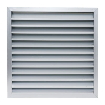 24"x24" Anodized Aluminum Exterior Wall Vent | Outer Dimension: 26"W X 26"H