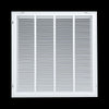24"x24" Steel Return Air Filter Grille | Removable Door for 1" Filters | White HVAC Vent Cover | Out. Dim.: 26-5/8"W X 26-5/8"H