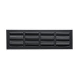 24"x6" Steel Return Air Grille – HVAC Cold Air Intake Vent Cover, Black | Out. Dim.: 25-3/4"W X 7-3/4"H