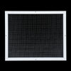 Handua Aluminum Return Air Grille | Low Noise Cube Core Eggcrate | Vent Cover Grill for Sidewall and Ceiling, White