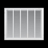 25"x20" Steel Return Air Filter Grille | Removable Door for 1" Filters | White HVAC Vent Cover | Out. Dim.: 27-5/8"W X 22-5/8"H