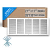Handua Steel Return Air Grille | Vent Cover Grill for Sidewall and Ceiling, White