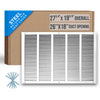 Handua Steel Return Air Grille | Vent Cover Grill for Sidewall and Ceiling, White