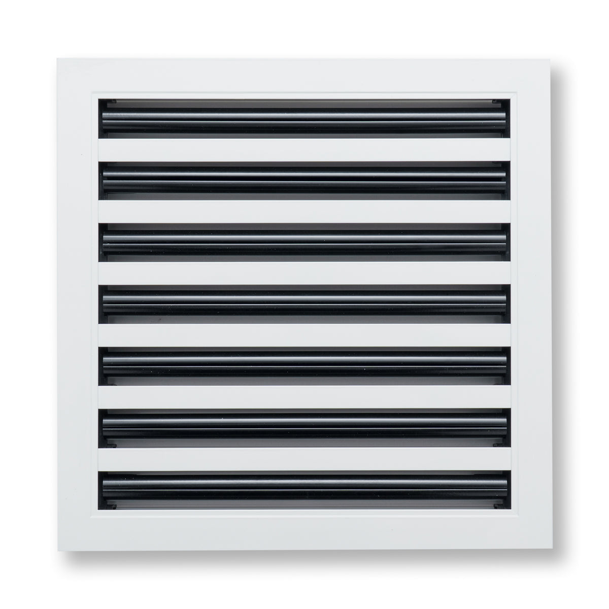 14"x 14" Aluminum Linear Slot Diffuser, Modern AC Vent Cover for Sidewall, Ceiling, Floor | Out. Dim.: 15-5/8"X 15-5/6"