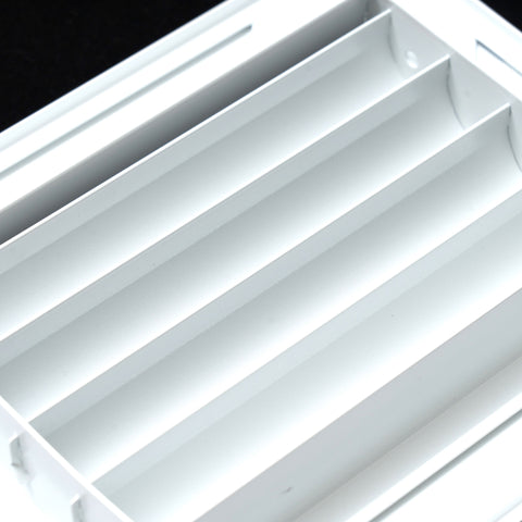 Fits 6x6 Duct Opening | Aluminum Return Air Grille by Handua | Vent Cover Grill for Sidewall and Ceiling | Rust Free | Durable Powder Coating | HVAC Cold Air Intake Grille | White