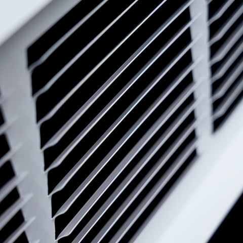 30"x8" Steel Baseboard Return Air Grille | White | Outer Dimension: 31-3/4"W X 9-3/4"H