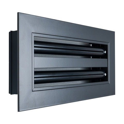 10"x 4" Aluminum Linear Slot Diffuser, Modern AC Vent Cover for Sidewall, Ceiling, Floor | Out. Dim.: 11-5/8"X 5-5/6"