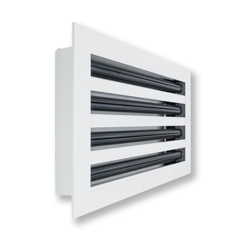 14"x 8" Aluminum Linear Slot Diffuser, Modern AC Vent Cover for Sidewall, Ceiling, Floor | Out. Dim.: 15-5/8"X 9-5/6"