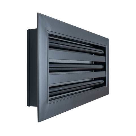 14"x 6" Aluminum Linear Slot Diffuser, Modern AC Vent Cover for Sidewall, Ceiling, Floor | Out. Dim.: 15-5/8"X 7-5/6"