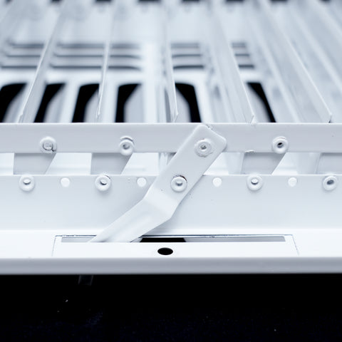 10"W x 8"H 3 WAY Fixed Curved Blade Air Supply Diffuser | Register Vent Cover Grill for Sidewall and Ceiling | White | Outer Dimensions: 11.75"W X 9.75"H