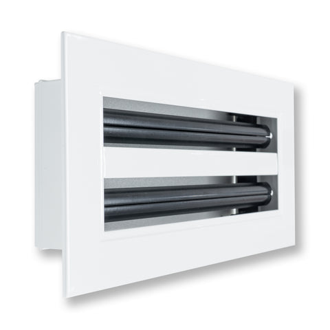 10"x 4" Aluminum Linear Slot Diffuser, Modern AC Vent Cover for Sidewall, Ceiling, Floor | Out. Dim.: 11-5/8"X 5-5/6"