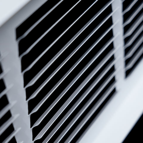 12"x6" Steel Baseboard Return Air Grille | White | Outer Dimension: 13-3/4"W X 7-3/4"H