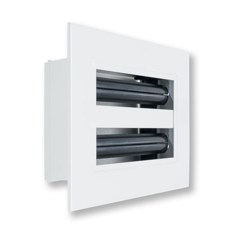 6"x 4" Aluminum Linear Slot Diffuser, Modern AC Vent Cover for Sidewall, Ceiling, Floor | Out. Dim.: 7-5/8"X 5-5/6"