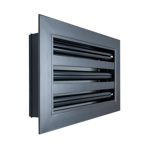 10"x 6" Aluminum Linear Slot Diffuser, Modern AC Vent Cover for Sidewall, Ceiling, Floor | Out. Dim.: 11-5/8"X 7-5/6"