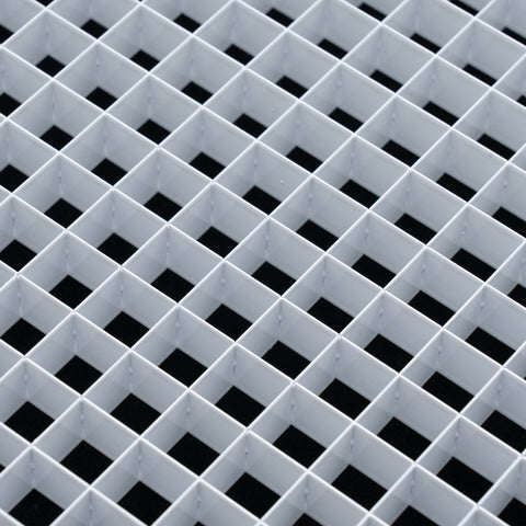 Handua Aluminum Return Air Filter Grille | Low Noise Cube Core Eggcrate | Vent Cover Grill for Sidewall and Ceiling