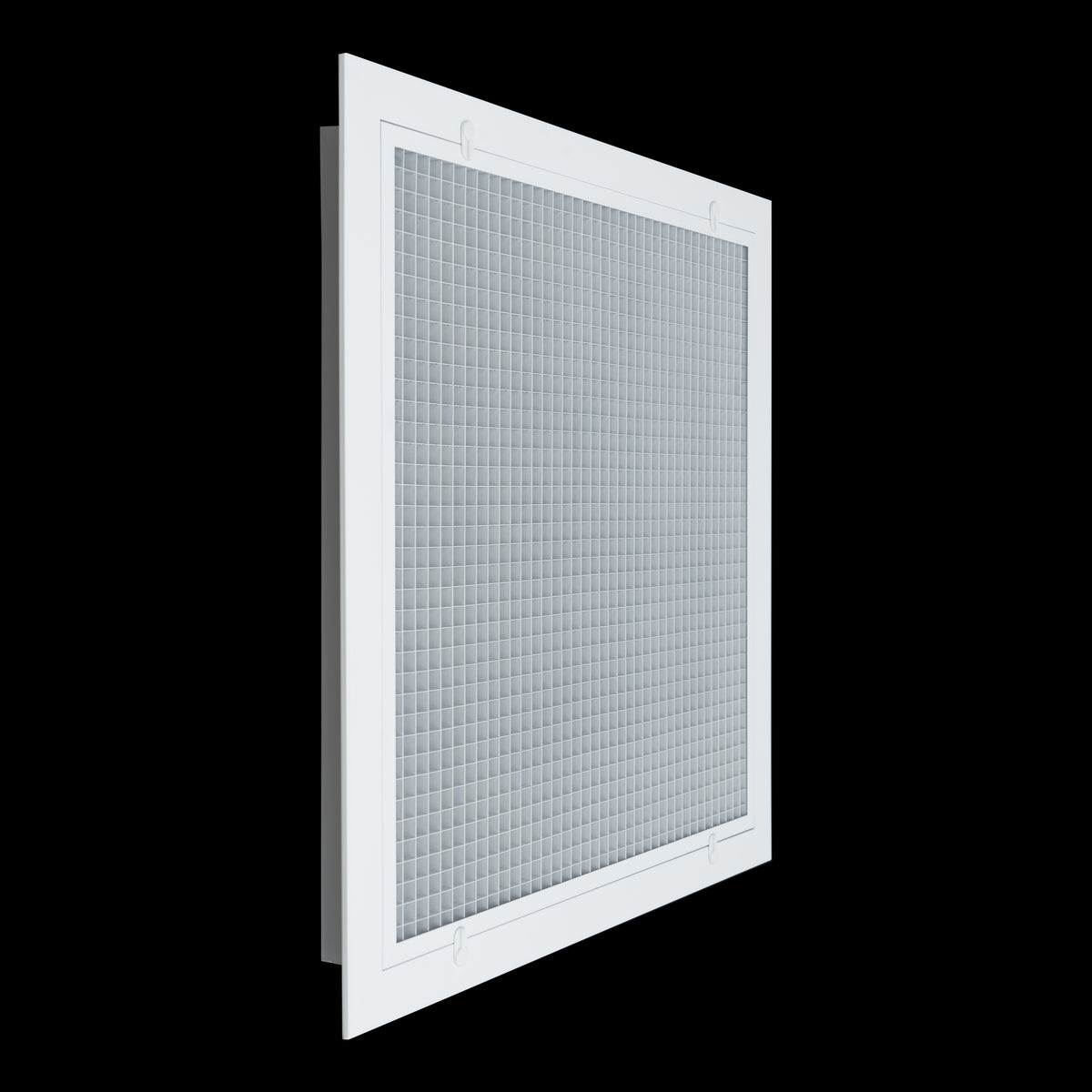 30"x20" Aluminum Eggcrate Return Air Filter Grille for Sidewall and Ceiling | White | Out. Dim.: 32-1/4"W X 22-1/4"H