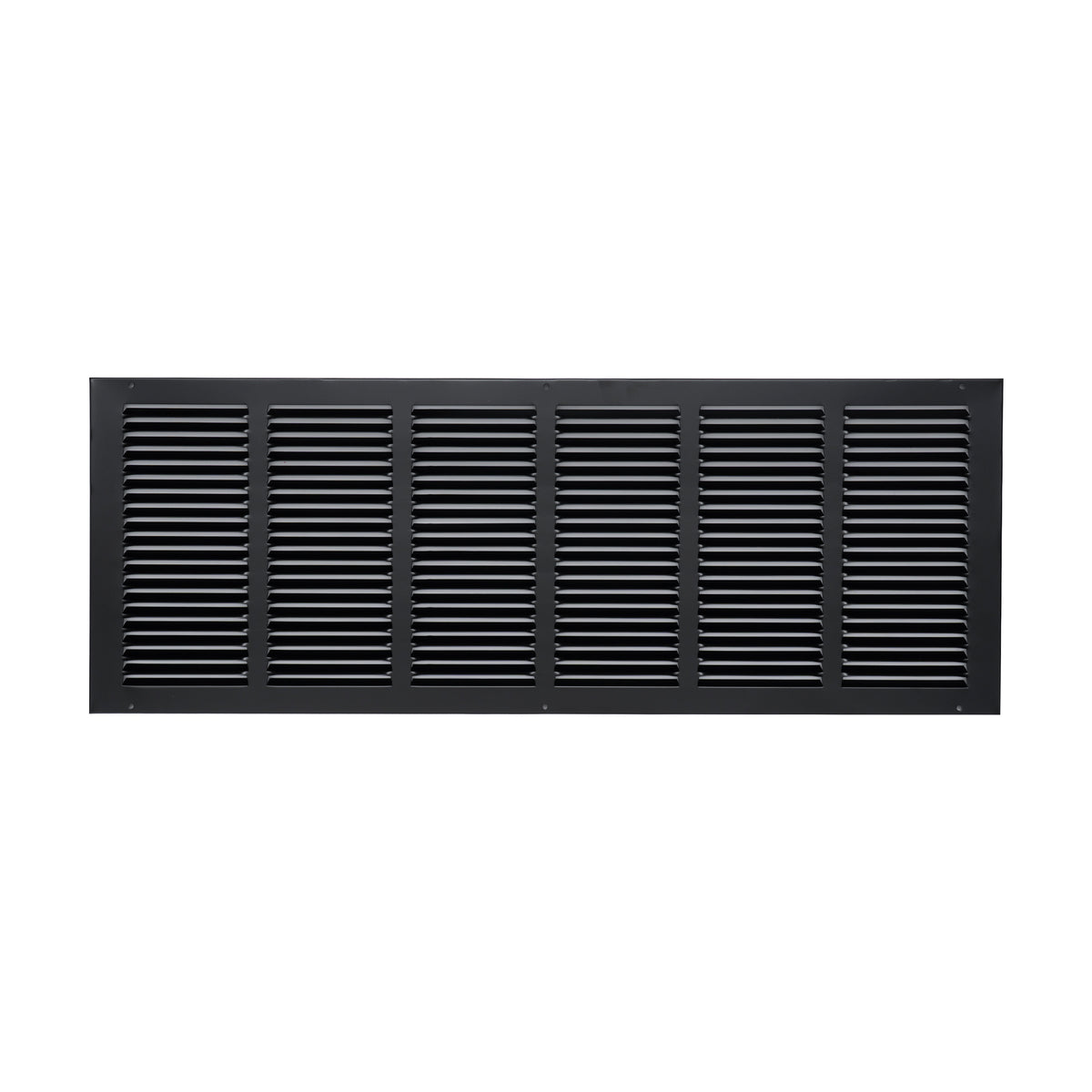 30"x10" Steel Return Air Grille – HVAC Cold Air Intake Vent Cover, Black | Out. Dim.: 31-3/4"W X 11-3/4"H