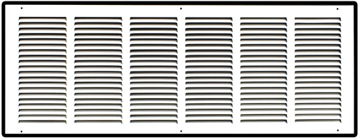 30" X 10" Duct Opening | Steel Return Air Grille for Sidewall and Ceiling | Outer Dimensions: 31.75"W X 11.75"H