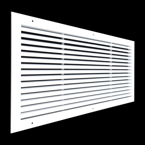 30"x12" Premium Aluminum Return Air Grille – Rust-Free HVAC Vent Cover for Wall & Ceiling | White | Out. Dim.: 31-13/16"W X 13-13/16"H