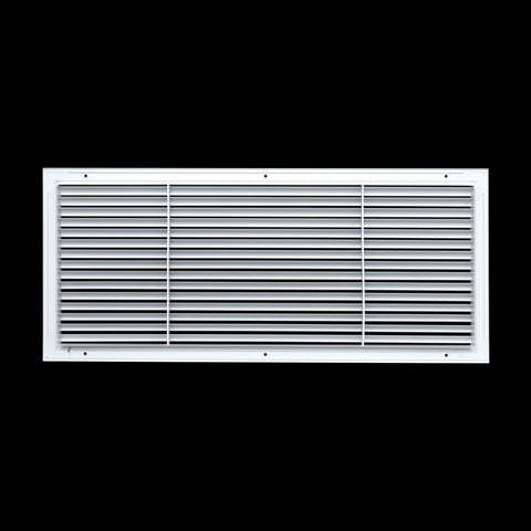 30"x12" Premium Aluminum Return Air Grille – Rust-Free HVAC Vent Cover for Wall & Ceiling | White | Out. Dim.: 31-13/16"W X 13-13/16"H