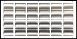 Steel Return Air Grille – HVAC Cold Air Intake Vent Cover, White | Out. Dim.: 31-3/4"W X 15-3/4"H