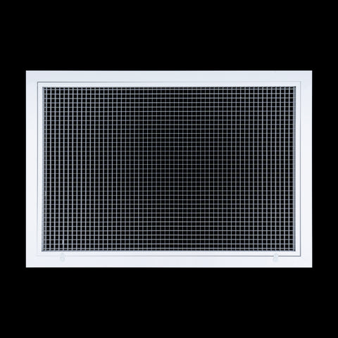 Handua Aluminum Return Air Filter Grille | Vent Cover Grill for Sidewall and Ceiling | Low Noise Cube Core Eggcrate