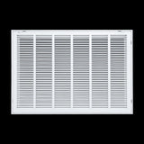 30"x20" Steel Return Air Filter Grille | Removable Door for 1" Filters | White HVAC Vent Cover | Out. Dim.: 32-5/8"W X 22-5/8"H