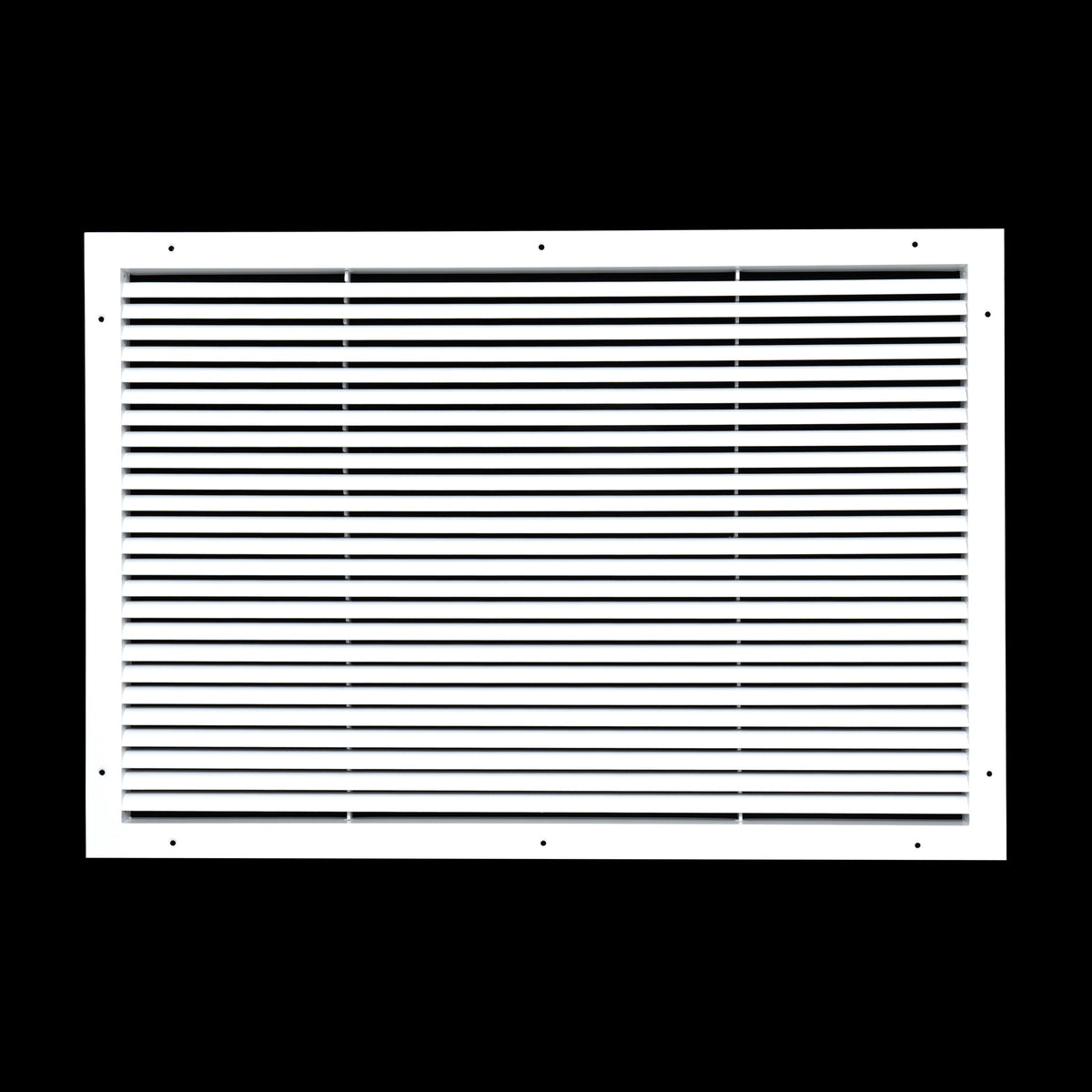 30"x20" Premium Aluminum Return Air Grille – Rust-Free HVAC Vent Cover for Wall & Ceiling | White | Out. Dim.: 31-13/16"W X 21-13/16"H