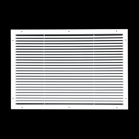 30"x20" Premium Aluminum Return Air Grille – Rust-Free HVAC Vent Cover for Wall & Ceiling | White | Out. Dim.: 31-13/16"W X 21-13/16"H