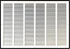 30" X 20" Duct Opening | Steel Return Air Grille for Sidewall and Ceiling | Outer Dimensions: 31.75"W X 21.75"H