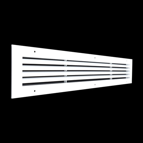 30"x4" Premium Aluminum Return Air Grille – Rust-Free HVAC Vent Cover for Wall & Ceiling | White | Out. Dim.: 31-13/16"W X 5-13/16"H
