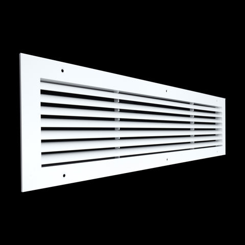 30"x6" Premium Aluminum Return Air Grille – Rust-Free HVAC Vent Cover for Wall & Ceiling | White | Out. Dim.: 31-13/16"W X 7-13/16"H