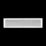 30"x6" Premium Aluminum Return Air Grille – Rust-Free HVAC Vent Cover for Wall & Ceiling | White | Out. Dim.: 31-13/16"W X 7-13/16"H