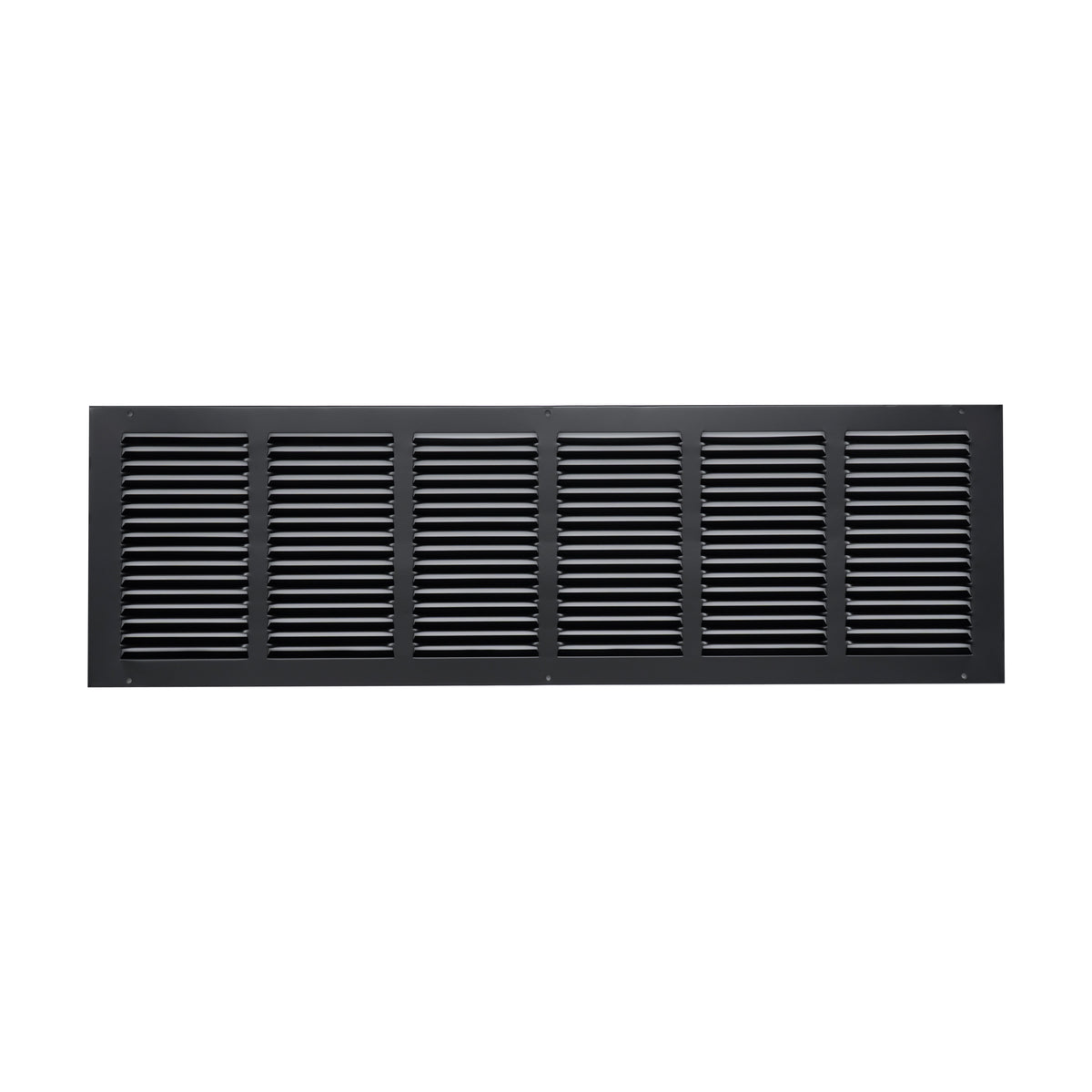 30"x8" Steel Return Air Grille – HVAC Cold Air Intake Vent Cover, Black | Out. Dim.: 31-3/4"W X 9-3/4"H