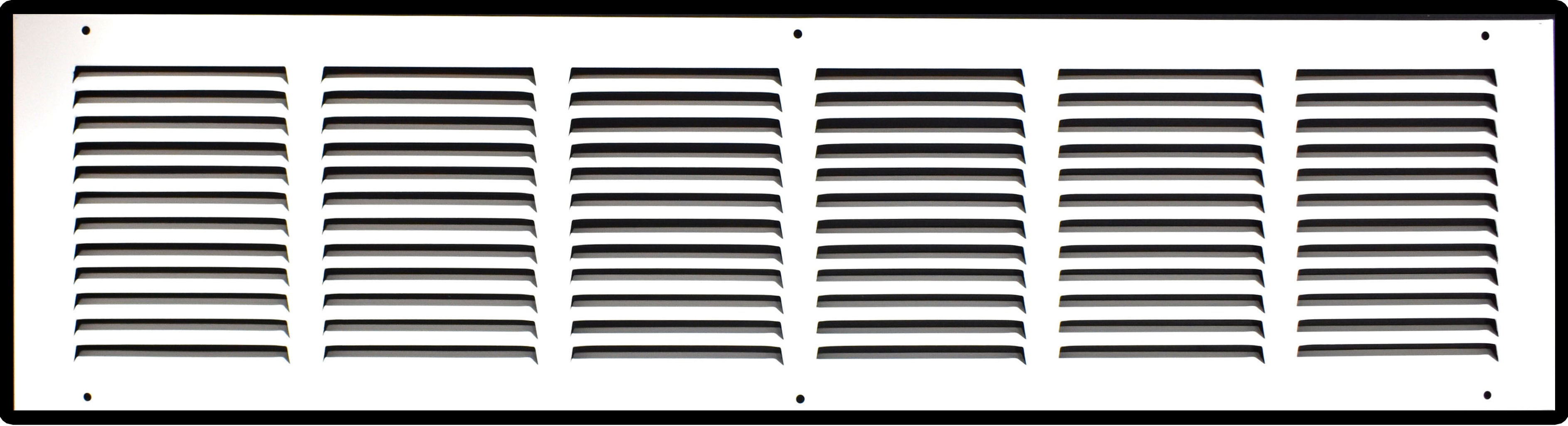 Steel Return Air Grille – HVAC Cold Air Intake Vent Cover, White | Out. Dim.: 31-3/4"W X 9-3/4"H