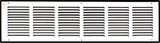 Steel Return Air Grille – HVAC Cold Air Intake Vent Cover, White | Out. Dim.: 31-3/4"W X 9-3/4"H