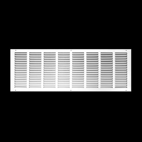 32" X 10" Duct Opening | Steel Return Air Grille for Sidewall and Ceiling | Outer Dimensions: 33.75"W X 11.75"H
