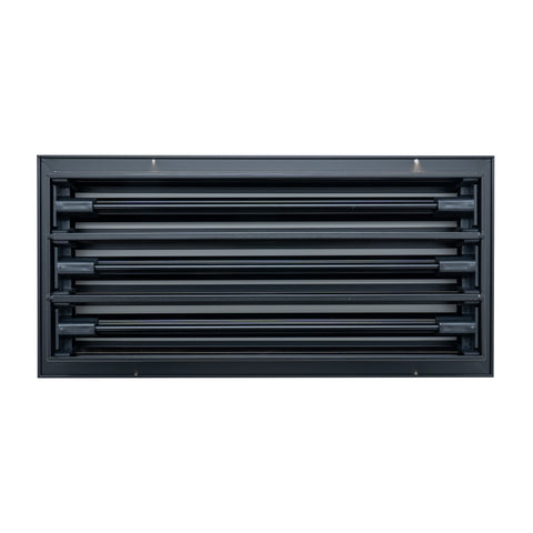 14"x 6" Aluminum Linear Slot Diffuser, Modern AC Vent Cover for Sidewall, Ceiling, Floor | Out. Dim.: 15-5/8"X 7-5/6"