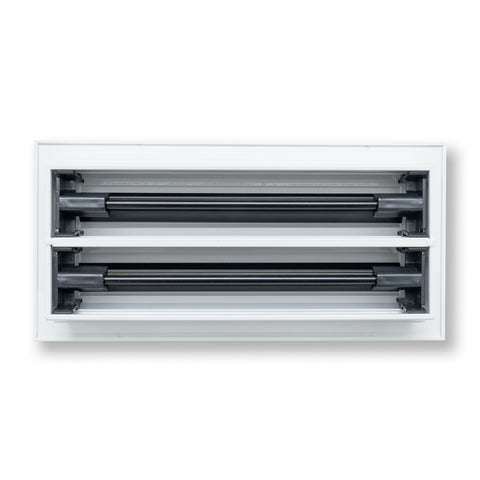 10"x 4" Aluminum Linear Slot Diffuser, Modern AC Vent Cover for Sidewall, Ceiling, Floor | Out. Dim.: 11-5/8"X 5-5/6"