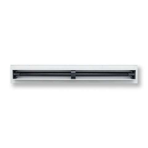 24"x 2" Aluminum Linear Slot Diffuser, Modern AC Vent Cover for Sidewall, Ceiling, Floor | Out. Dim.: 25-5/8"X 3-5/6"
